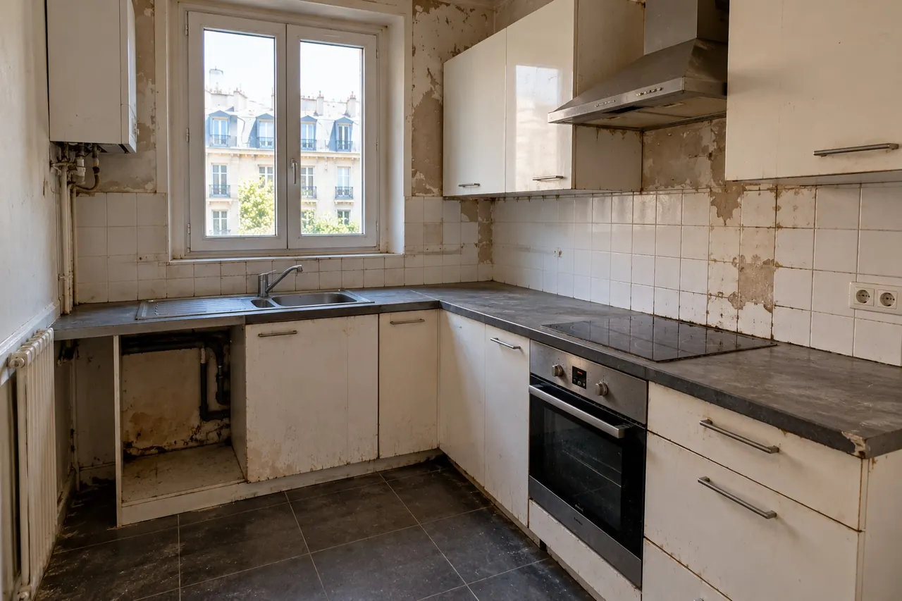 Cuisine avant les travaux