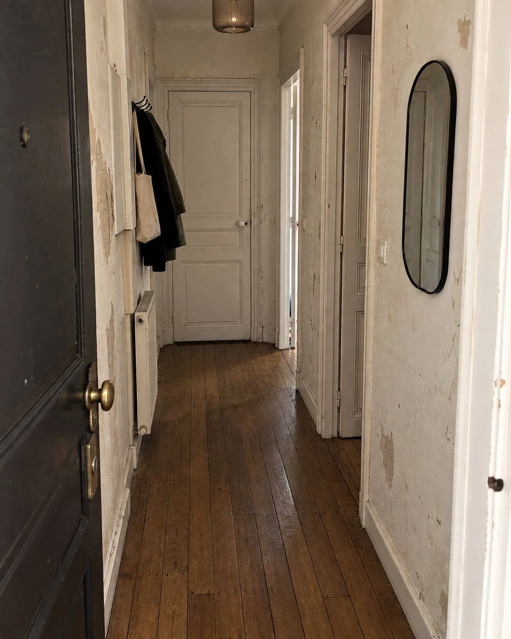 Entrée, couloir avant les travaux